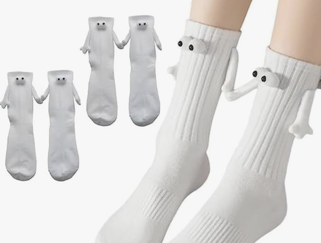 gifts under $30, magnetic hand holding socks